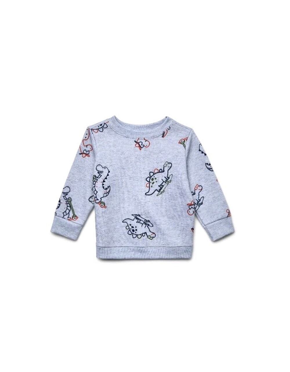 Garanimals Baby Boy Print Fleece Sweatshirt, Sizes 24 Months